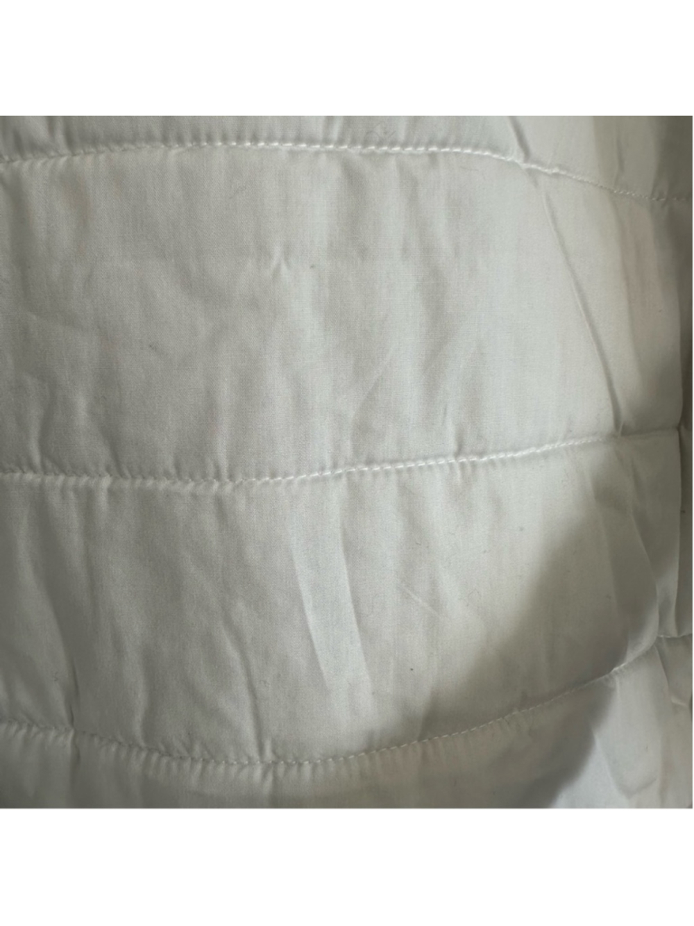 If Only Home Duvet Robe White Quilted Robe One Size Pockets - Picture 12 of 13